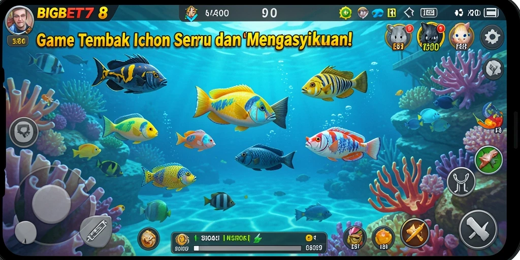Gameplay seru tembak ikan dengan grafis menakjubkan.
