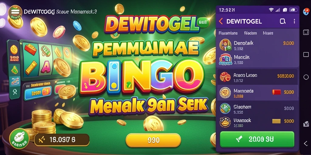 Tampilan gameplay DEWITOGEL yang penuh warna dan interaktif.