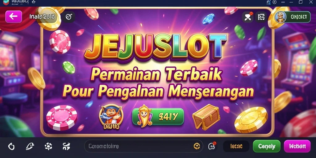 Tampilan gameplay Slot JEJUSLOT yang menarik dan mendebarkan.