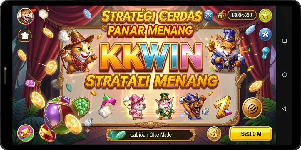 Gameplay KKWIN menunjukkan pertempuran strategis yang intens dan mendebarkan.