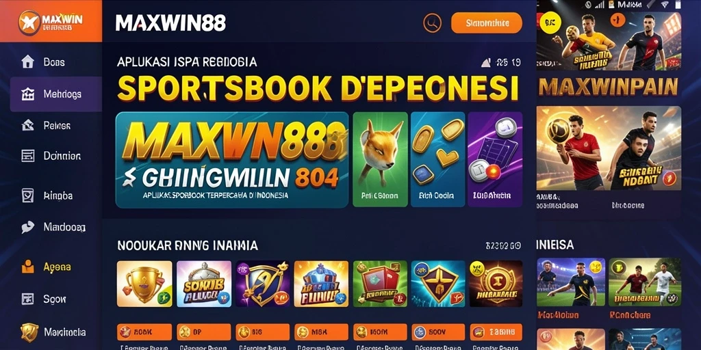 Screenshot gameplay MAXWIN88 menampilkan taruhan olahraga yang menarik.